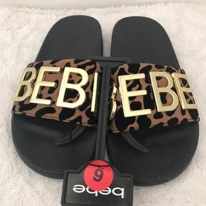 BEBE SLIDE SANDALS